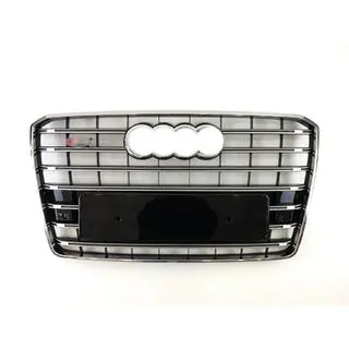 Radiateurgrille S-Style (2014-2018, zwart met chroom) foto 1