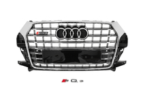 Audi Q3 2011–2019 Voorgrille SQ-Style (2015-2019, zwart met chroom) foto 1