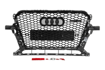 Audi Q5 2008–2017 Voorgrille RSQ-Style met Quattro-opschrift (2012-2017, zwart) foto 4