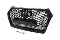 Audi Q5 2017–2025 Voorgrille RSQ-Style (2017-2020, zwart) foto 2