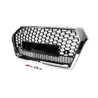 RSQ-Style voorgrille zonder logo (2017-2020, zwart met chroom) foto 2