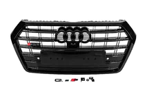 Audi Q5 2017–2025 Voorgrille SQ-Style (2017-2020, zwart) foto 2