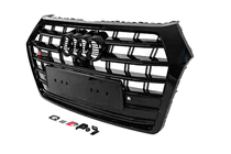 Audi Q5 2017–2025 Voorgrille SQ-Style (2017-2020, zwart) foto 3