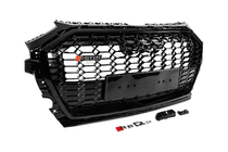 Audi Q5 2017–2025 Voorgrille RSQ-Style (2020-2025, zwart) foto 3