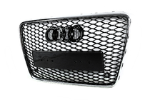 Audi Q7 2005–2015 Voorgrille RSQ-Style (zwart met chroom) foto 6