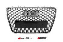 Audi Q7 2005–2015 Voorgrille RSQ-Style (zwart met chroom) foto 1