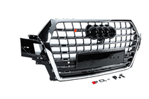 Audi Q7 2015–2026 Voorgrille SQ7-Style (2015-2019, zwart met chroom) foto 3