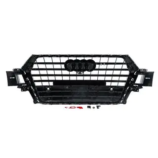 Voorgrille SQ-Style V-2 (2015-2019, zwart met chroom) foto 4