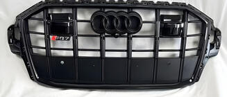 Audi Q7 2015–2026 Voorgrille RSQ-Style (2020+, glanzend zwart) foto 1