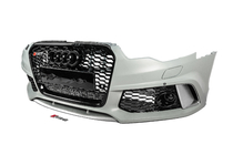 Audi A6 C7 2011–2017 Voorbumper met zwart RS6-Style grille (2011-2014) foto 3