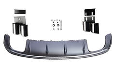 Audi A3 2012–2020 Achterdiffuser V-1 (voor S/S-Line, 2012-2020) foto 1