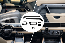 Land Rover Defender 2019– Zwarte dashboard sierlijsten foto 1