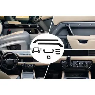 Zwarte dashboard sierlijsten Land Rover Defender 2019– foto 1