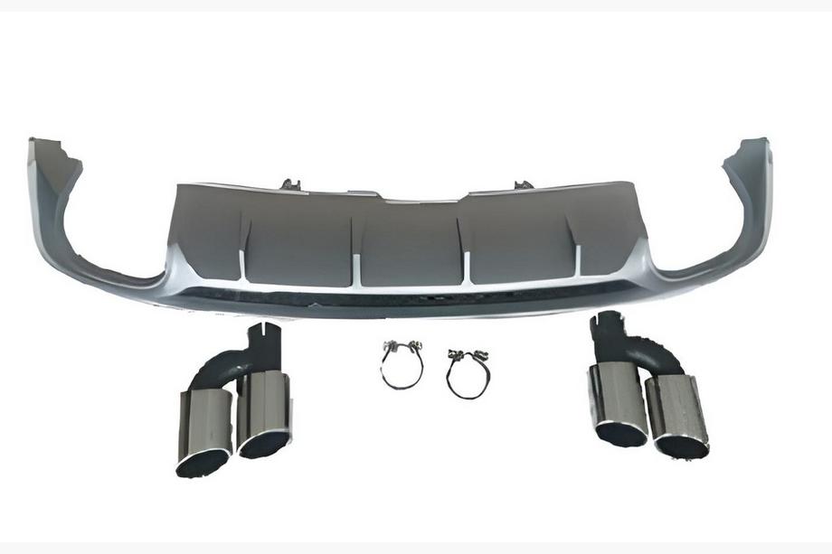 Audi A5 2016–2025 Achterdiffuser met uitlaatsierstukken S-Style (2016-2019) Image