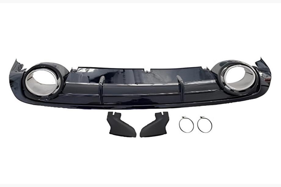 Audi A6 C6 2004–2011 Achterdiffuser met RS-Style uitlaatsierstukken Image