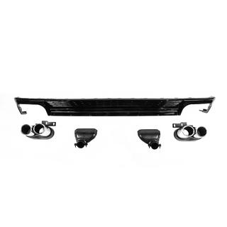 Achterdiffuser met uitlaatsierstukken S-Style (voor Base) Audi A6 C8 2018–2025 foto 2