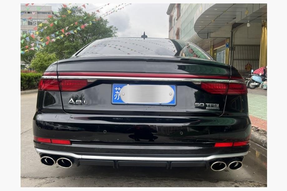 Audi A8 2018– Achterdiffuser met uitlaatsierstukken S-Style (2022+) Image