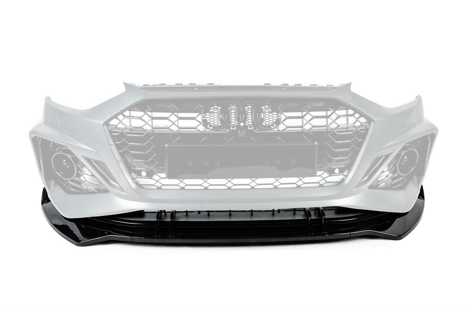 Audi A4 B9 2015–2024 Voorbumper lipspoiler V-3 (2019-2024) Image