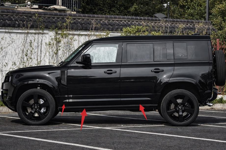 Land Rover Defender 2019– Set deurlijsten Foto 2