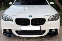 BMW 5 Serie F10/F11 2010–2016 Nieren grille Diamond Black (glans zwart) foto 2