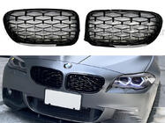 BMW 5 Serie F10/F11 2010–2016 Nieren grille Diamond Black (glans zwart) foto 5
