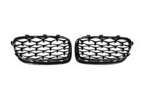 BMW 5 Serie F10/F11 2010–2016 Nieren grille Diamond Black (glans zwart) foto 8
