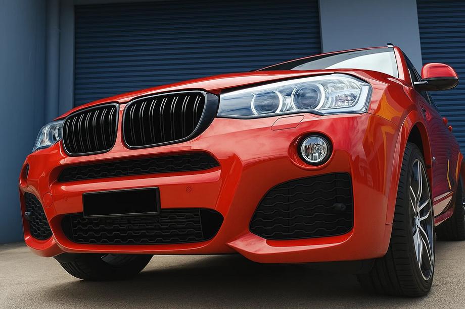 BMW X3 F25 2011–2018 Niergrille M-look (2014-2018, hoogglans zwart) Image