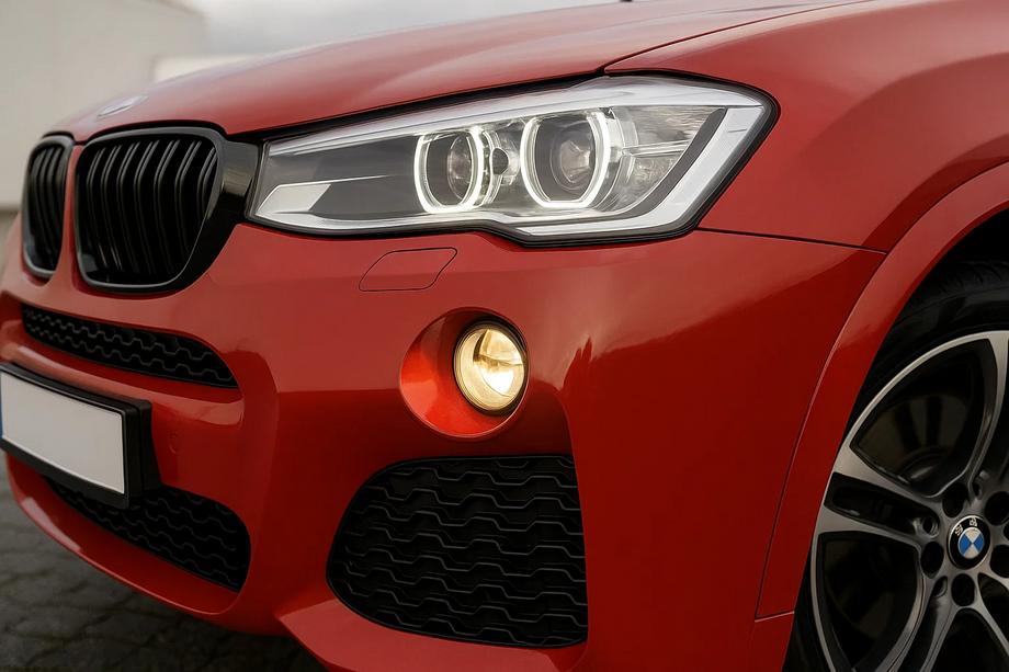BMW X4 F26 2014–2018 Niergrilles M-Look (hoogglans zwart) Image