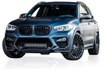BMW X4 G02 2018– Niergrilles M-Look (hoogglans zwart) foto 2