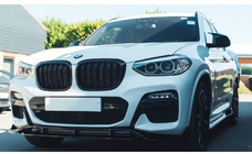BMW X4 G02 2018– Niergrilles M-Look (hoogglans zwart) foto 8