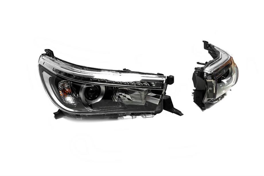 Toyota Hilux 2015– Voorkoplampen OEM V2 2015-2019 (voor xenonlamp of LED, 2 stuks) Foto 5