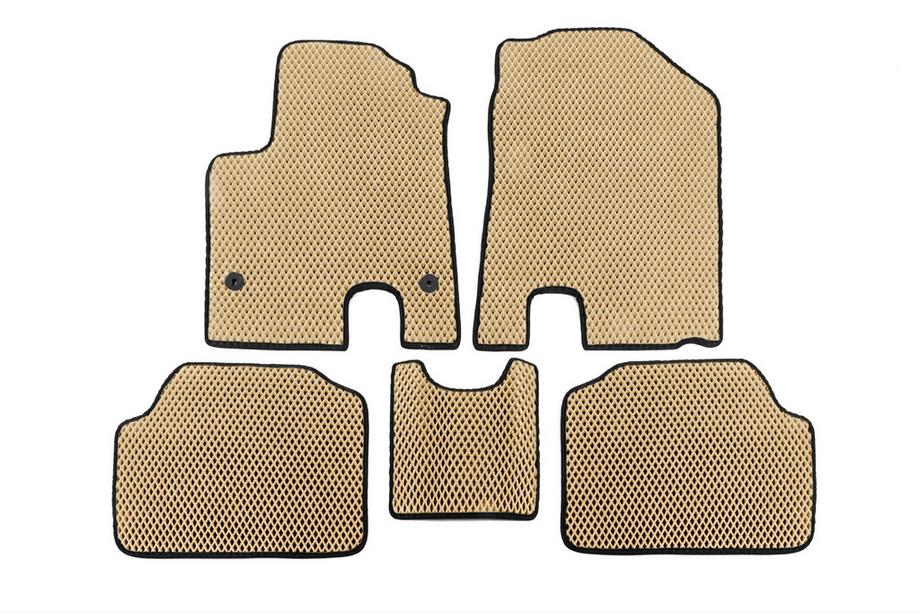 Kia Niro 2016–2021 EVA automatten voor interieur (E-Niro 2018-2022, Beige) Image