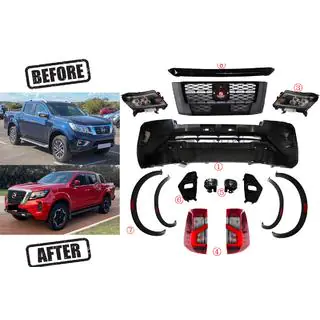 Facelift-upgradekit naar 2021 (voor 2015-2020) Nissan Navara/NP300 2016– foto 2