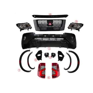 Facelift-upgradekit naar 2021 (voor 2015-2020) Nissan Navara/NP300 2016– foto 4