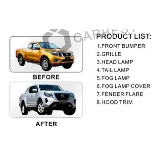 Facelift-upgradekit naar 2021 (voor 2015-2020) Nissan Navara/NP300 2016– foto 3