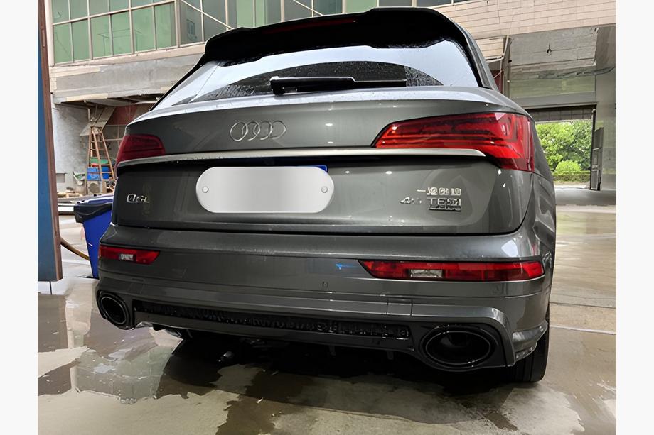 Audi Q5 2008–2017 Achterdiffuser met uitlaatsierstukken QRS-Style Image