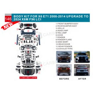 Faceliftset voor X6M F96 LCI foto 3