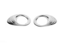 Renault Kangoo 2008–2020 Mistlamp ringen 2008-2013 (2 stuks, RVS) foto 2