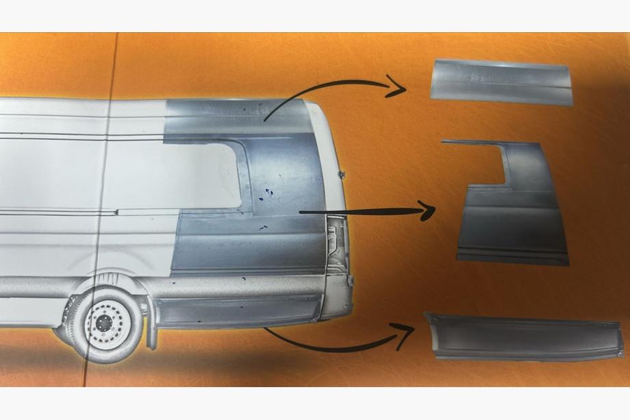 Volkswagen Crafter 2006–2016 Carrosserieverlengingsset Foto 38