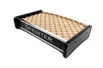 Mercedes Sprinter W901/902/903/904/905 1995–2006 Dashboardplank (2000-2006, beige met zwarte stiksels) foto 2