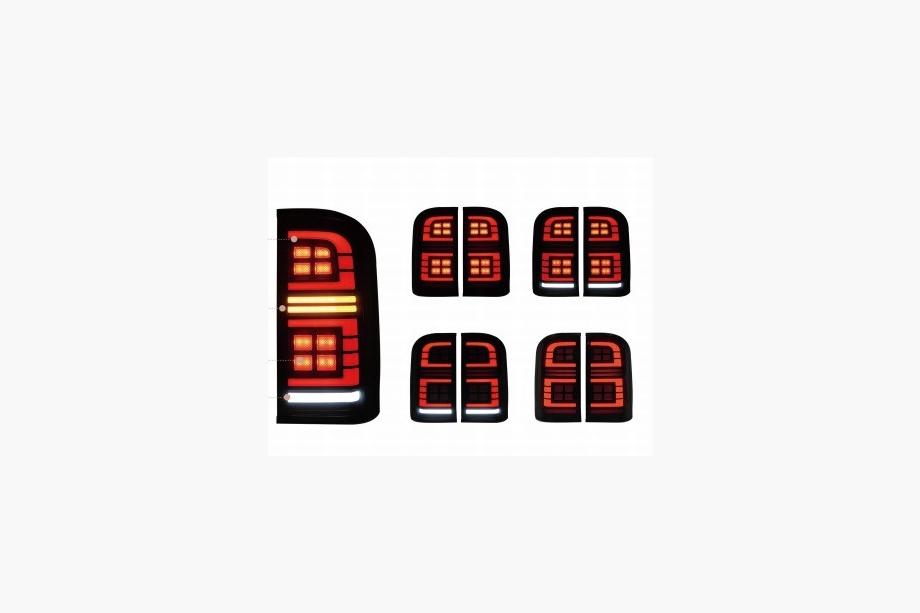 Nissan Patrol Y61 1997–2011 Achterlichten Smoke Black LED (1999-2004, 2 stuks) Image