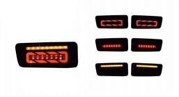 Nissan Patrol Y61 1997–2011 LED achterlichten Smoke Black (1999-2005, 2 stuks) foto 1