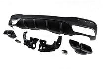 Mercedes GLE/ML-klasse W166 2011–2018 Achterdiffuser voor GLE (GLE63 Black design) foto 5