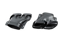 Mercedes C-klasse W205 2014–2021 Achterdiffuser met uitlaatsierstukken, zwart (C63 design 2018-2021) foto 7