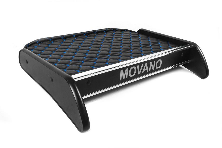 Opel Movano 2010–2021 Dashboardplank (zwart met blauwe stiksels) Foto 3