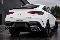 Mercedes GLE Coupé C167 2019– Achterdiffuser met uitlaatsierstukken (GLE63-design) foto 2
