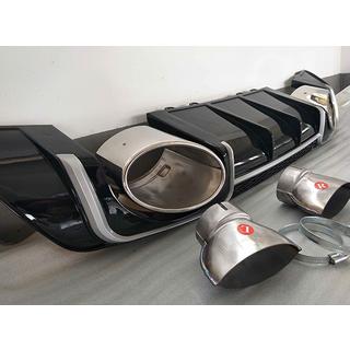 Achterdiffuser met uitlaatsierstukken TTRS-Style (2014-2020) Audi TT 2014–2023