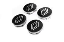 Renault Wielnaafdoppen, zwart met ring (59 mm / 55 mm, 4 st.) foto 2