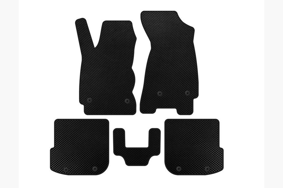Audi A4 B5 1994–2001 EVA automatten (Sedan, Zwart) Foto 1