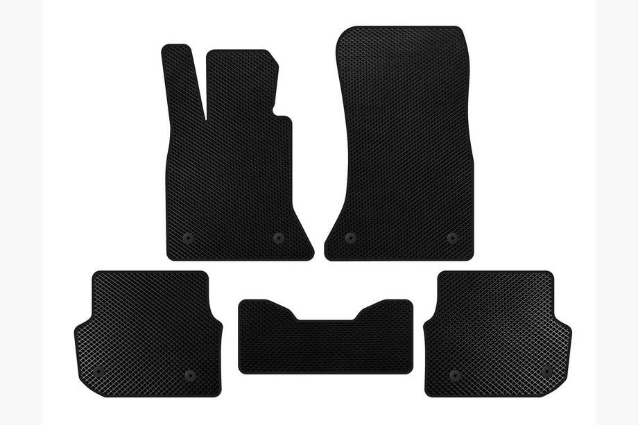 BMW 5 Serie F10/F11 2010–2016 EVA vloermatten voor F-11, zwart Foto 1